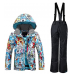 APTRO Boys Windproof Ski Suit children/Kids Snow Skiing Waterproof Jacket and Pants Set